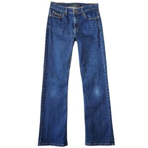 DKNY Jeans Womens 26 Dark Wash Soho Bootcut Y2k Preppy Casual Everyday Staple